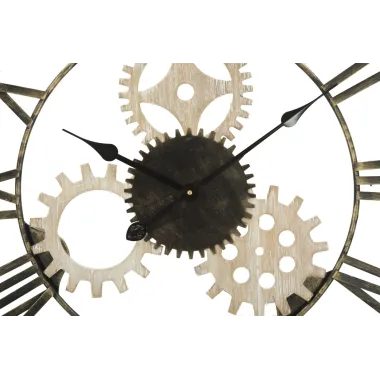 ZEGAR ŚCIENNY ZĘBATKI 70X4,5 cm